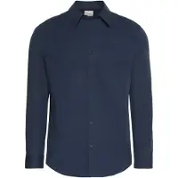Calvin Klein Solid Stretch Slim Fit Skjorte Med Lange ærmer
