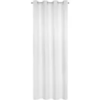 Eurofirany LOGAN blackout tipo temdanti naktinė užuolaida, 140X270 cm, kilpos / žiedai, spalva: balta