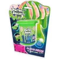 Doctor Squish Glow In The Dark Slim - Grøn 100g