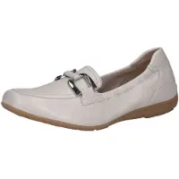 Caprice Moccasin, white, made of Leather without heel, Size 42