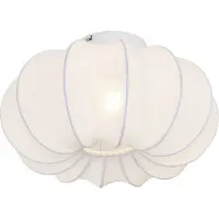 QAZQA Japandi Loftlampe Hvid 37cm - Plu Asyesha