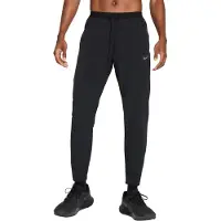 Nike Løbebukser Dri-FIT Stride Woven - Sort/Sølv, størrelse X-Large