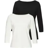 LASCANA Shirts creme / sort