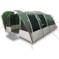 vidaXL 8-personers campingtelt vandtæt grøn
