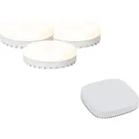 Luumr Sæt med 3 Smart GX53 dæmpbare LED-pærer 9W 806LM 2700K-6500K inkl. Zigbee Smart Hub