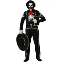Atosa Mexicansk Skeletkostume