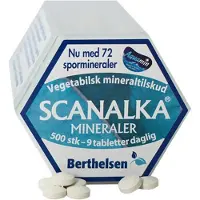 Berthelsen Scanalka Mineraler 500 tabl.