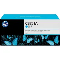HP Blækpatron cyan, 775 ml C8751A Modsvarer: N/A