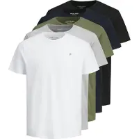 Jack & Jones 5-pak Standard Fit Logo T-shirt
