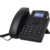 Audiocodes 405HD IP Phone - VoIP-telefon - 3-vejs opkaldskapacitet - SIP, SDP - 2 linier - sort