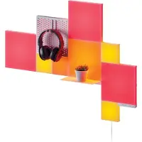 Nanoleaf Blocks Combo XL Smarter Kit - Lyspanelsæt - LED - total: 42 W - RGBW-lys - 1200-6500 K