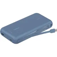 Belkin BoostCharge power bank - with integrated cable - 2 x USB-C USB - 30 Watt Powerbank - 20000 mAh