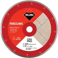 Rubi Deimantinis pjovimo diskas šlapiam pjovimui CPX 200 PRO 200 mm
