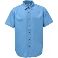Salsa Jeans Denim Kortærmet Skjorte