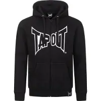 TAPOUT Sweatjakke 'Marfa' sort / hvid