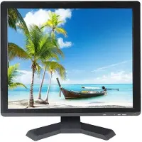 Ernitec - LED-skærm - 17 - 1280 x 1024 - 250 cd/m² - 1000:1 - 5 ms - HDMI, VGA, BNC (komposit) - højtalere - sort