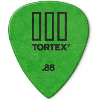Dunlop Tortex T3 Sharp Tip Guitar Picks 12-Pack ,88 mm
