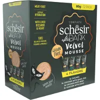 Schesir After Dark Velvet Mousse 12 x 80 g - Blandingspakke (4 varianter)