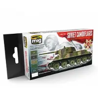 Mig AMMO -7107 sovjetiske tanks farver fra 1935 til 1945 Multifarve