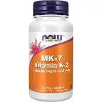 Now , MK-7, Vitamin K-2, Extra Strength, 300 mcg, 120 Veg Capsules
