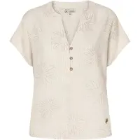 TATUUM Bluse 'Sarita' sand / brun / offwhite