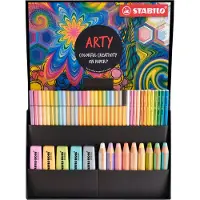 Stabilo Gaveæske Arty pastel sortiment - med 50 dele