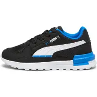 Puma Graviton Sneakers Kids, Shoes, Black/White/Racing Blue, 32.5