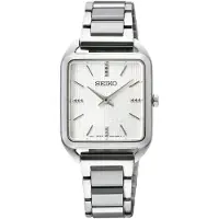 Seiko Dameur SWR073P1 Classic Hvid/Stål 26x26 mm