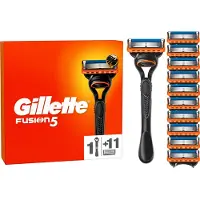 Gillette Fusion5, Barberskraber, Sort, Orange, 1 stk