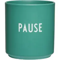 Design Letters favoritkop 25 cl Pause-antique green