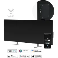 AENO Premium Eco Smart AGH0004S - Varmeapparat - gulvstående, vægmonteret - 760 W - perlesort