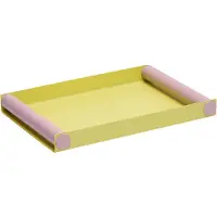 Design Letters Ray serveringsbakke medium Gul-lavendel