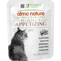 Almo nature Økonomipakke: 24 x 50 g HFC Highly Appetizing - Sardiner