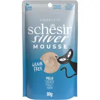 Schesir Silver Mousse 12 x 80 g – Kylling
