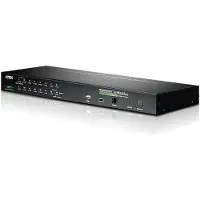 Aten KVM over IP CS1716i - KVM switch - 16 x KVM port(s) - 1 lokalbruger - 32 IP-brugere - desktop, monterbar på stativ
