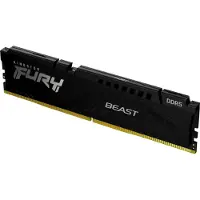 Kingston FURY Beast - DDR5 - modul - 16 GB - DIMM 288-PIN - 6000 MHz / PC5-48000 - CL30 - 1.4 V - ikke bufferet - on-die ECC - sort