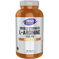 Now , Sports, Dobbel styrke L-Arginine, 1.000 mg, 180 tabletter