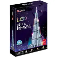 Cubic CubicFun Burj Khalifa LED, 136 stk, Bygninger