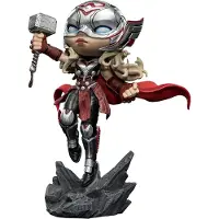 Iron Studios Thor Love And Thunder Thor Jane Foster Som Mighty Minico-figur 15 Cm