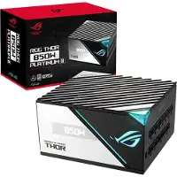 Asus ROG Thor Platinum II - Strømforsyning (intern) - ATX12V - 80 PLUS Platinum - AC 100-240 V - 850 Watt