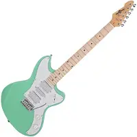 Gear4Music Seattle Electric Guitar fra Seafoam Green