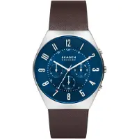 Skagen Herreur SKW6842 Grenen Chronograph Blå/Læder Ø37 mm