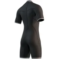 Mystic Brand Flatlock 3/2mm Kortærmet Shorty Med Lynlås I Ryggen