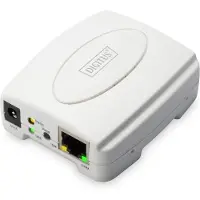 Digitus Fast Ethernet Print Server DN-13003-2 - Udskriftsserver - USB 2.0 - 100Mb LAN - 100Base-TX