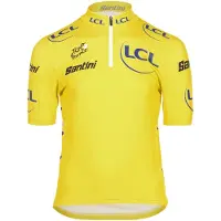 Santini Tour De France Gpm Leader Kortærmet Trøje