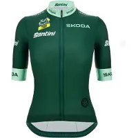 Santini Tour De France Avec Zwift Green 2025 Kortærmet Trøje