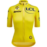 Santini Tour De France Avec Zwift Yellow 2025 Kortærmet Trøje