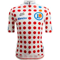 Santini Tour De France Polka Dot 2025 Kortærmet Trøje