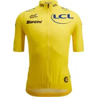 Santini Tour De France Yellow 2025 Kortærmet Trøje