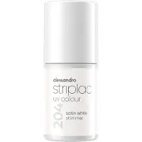Alessandro Striplac UV Colour The Elegant Nudies Neglelakgel 6.5 ml Satin White Shimmer